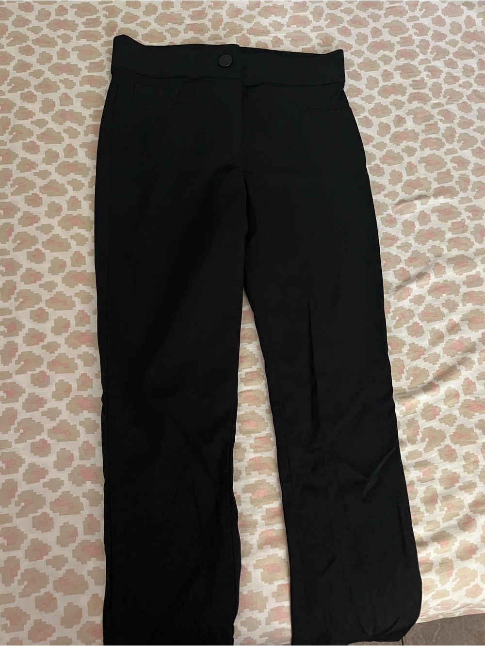 Primark Black Waistband Straight Leg Pants
